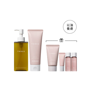 Balancing Cleansing Oil & Nectar Cream Wash Set